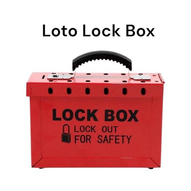 LOTO Lock Box Portable Steel Safety Group Box