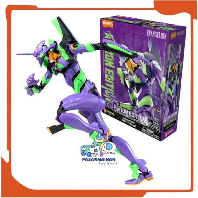 Blokees Figure Evangelion Test Type-01 Model Kit Eva-01 Evangelion Neon Genesis