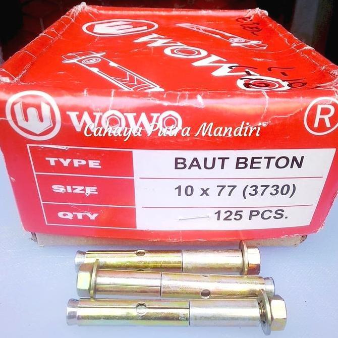 BEBAS ONGKIR - Dinabolt 10x77/Dinabolt Wowo 10x77/ Baut Mur Tembok 10x77