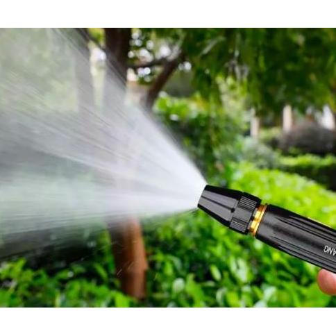 Kepala Semprotan Air Kuningan & 25 Meter Selang Air 1/2 5/8 3/4 Inch