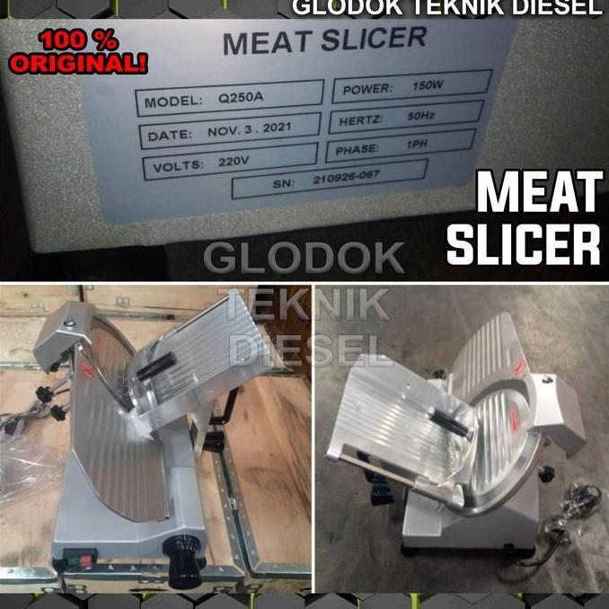 Meat Slicer Mesin Pengiris Daging Otomatis 10 Inch Food Slicer 250 ORI