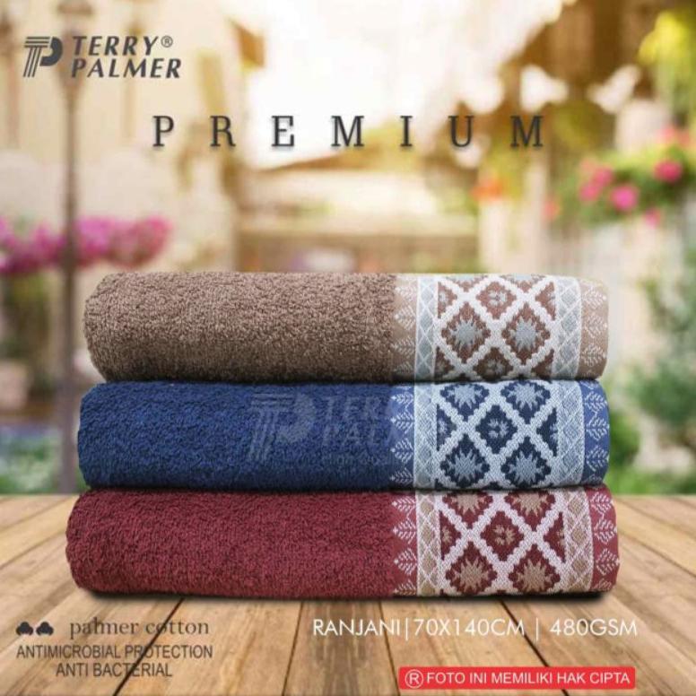 [70 x 140] TERRY PALMER PREMIUM - Handuk Terry Palmer premium 70*140 Kamar mandi