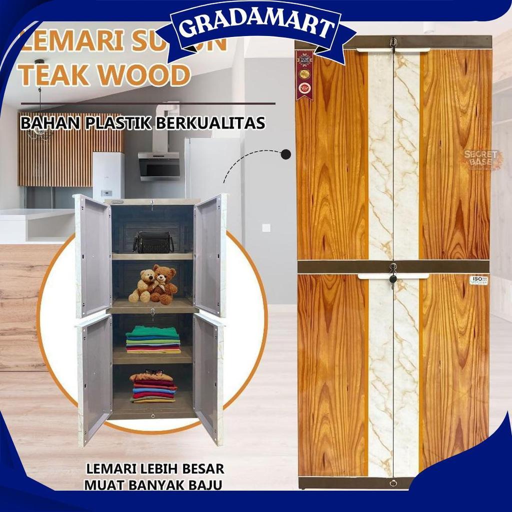 Napolly Icab 204 - Kunci / Almari Plastik / Lemari Susun Pakaian / Bok / Lemari Jumbo Ori