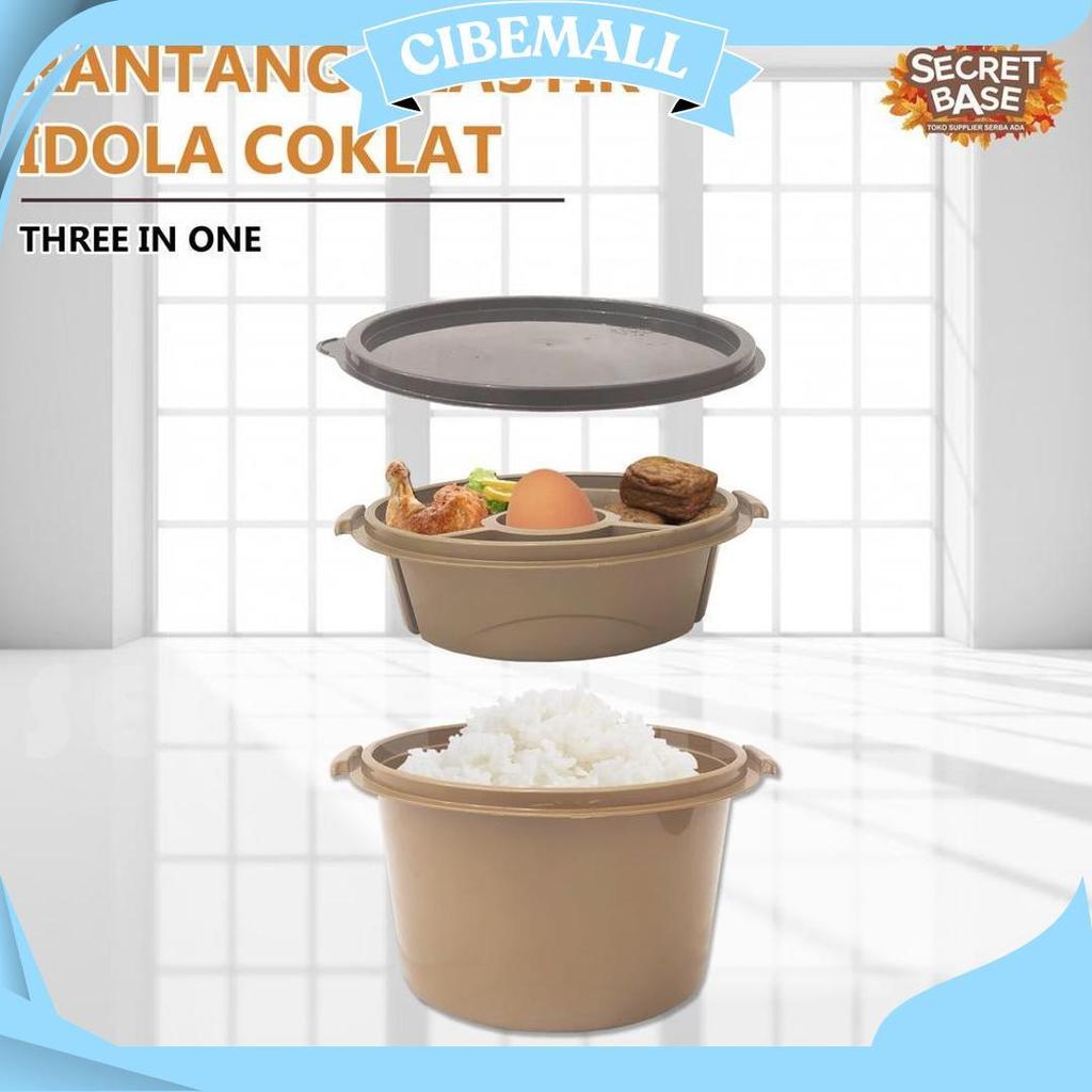 Rantang Hajatan Bulat - Rantang Susun Plastik / Tempat Makan / Bekal / Timba Hajatan Best Seller