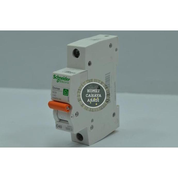 NEW MCB Stut 1Phase 40 Ampere Schneider / MCB 40A 1P New MG Domae