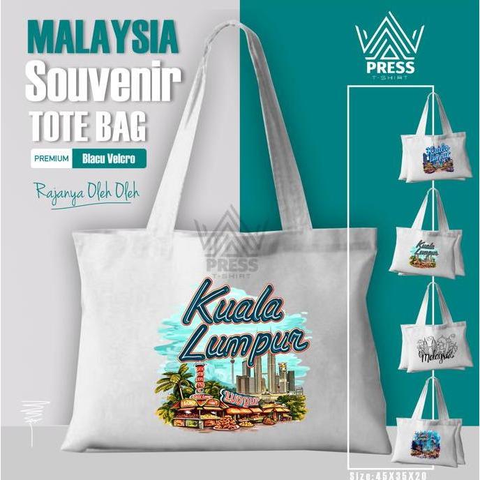 Souvenir Tas, Totebag oleh - oleh khas Malaysia, Kuala Lumpur