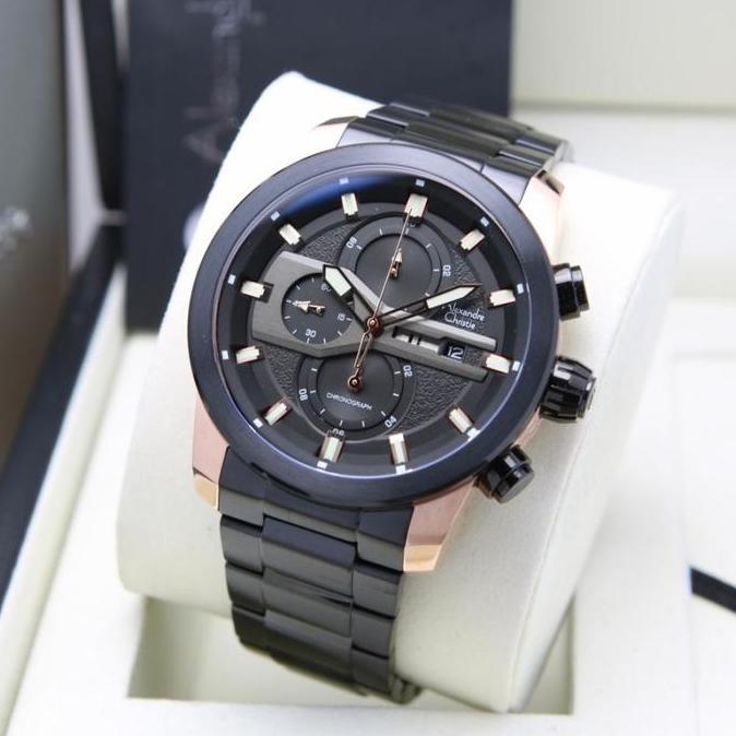 [ ORIGINAL ] Jam Tangan Pria Alexandre Christie 6559 AC 6559 Mc