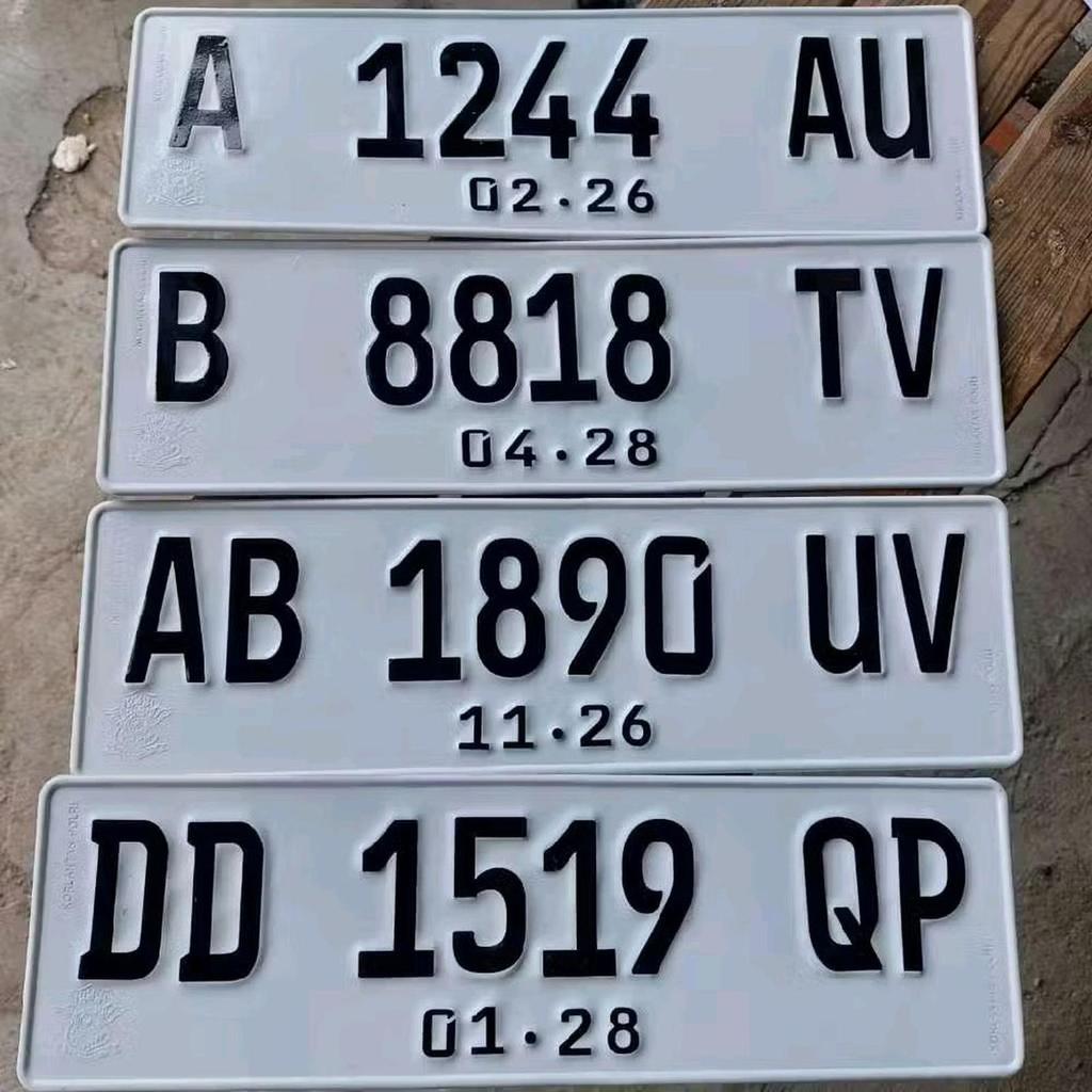 sticker plat nomor mobil terbaru sticker plat terbaru stiker plat KETEBALAN STANDAR