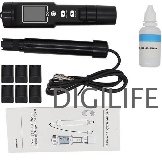 Dissolved Oxygen Tester Do9100 Do Meter Oksigen Water Analyzer Air O2
