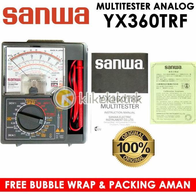 Multi Tester Sanwa Yx-360Trf Meter Tester Analog Yx360 Trf Ori Japan