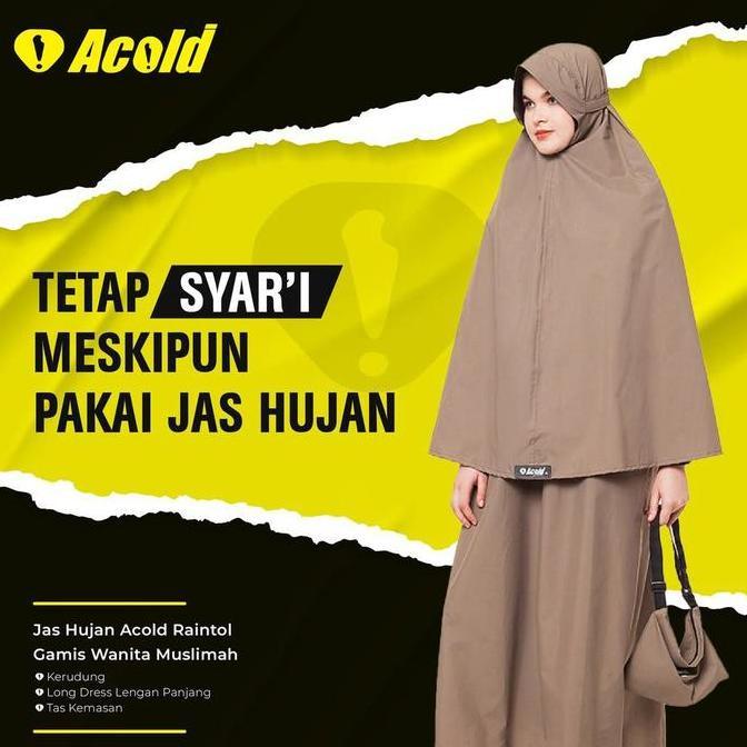 Thebest Jas Hujan Acold Model Gamis /Hijab Thebest
