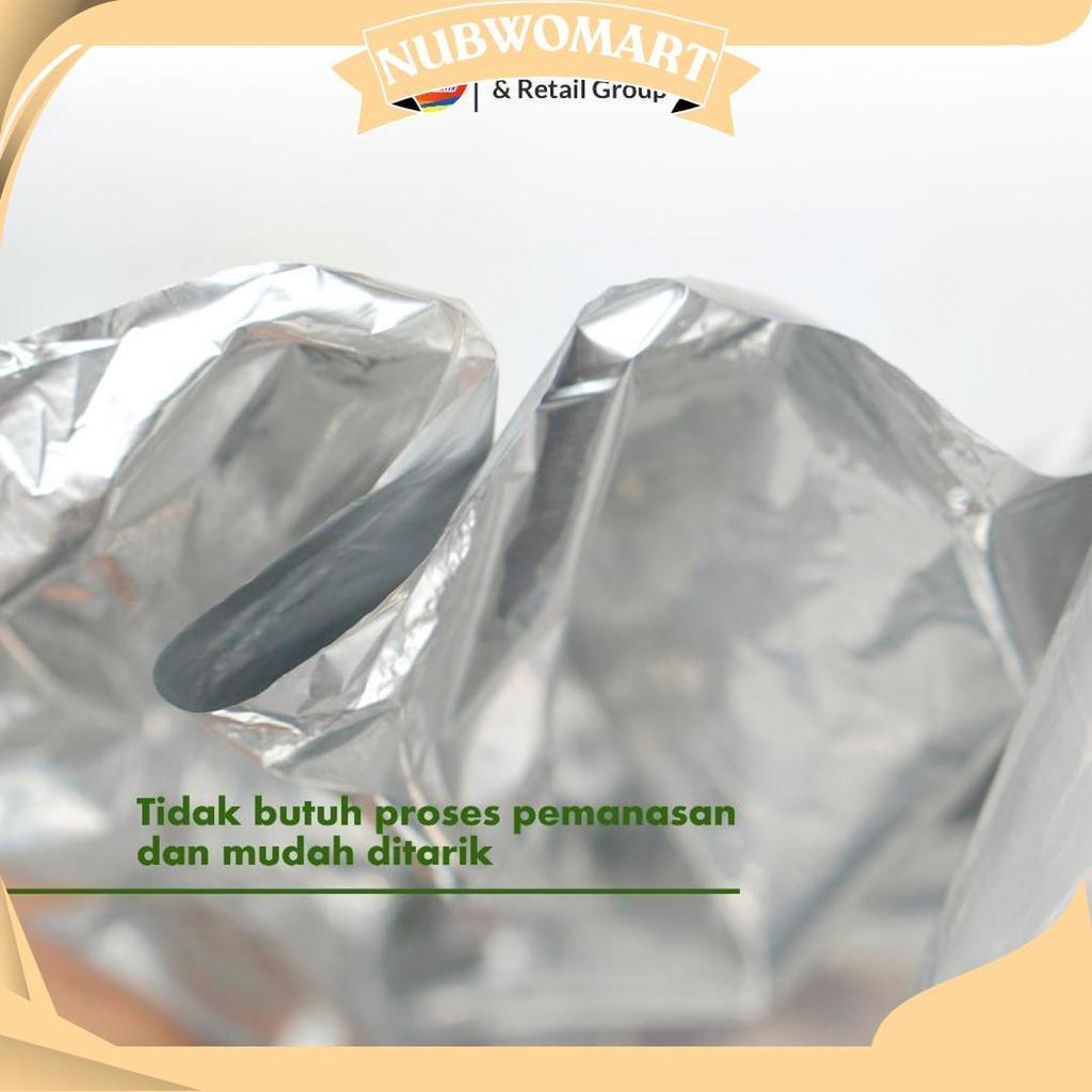 Plastik Mulsa Perak 1 Roll 8 Kg Mulsa Grenjeng Lebar 80 Cm Ori