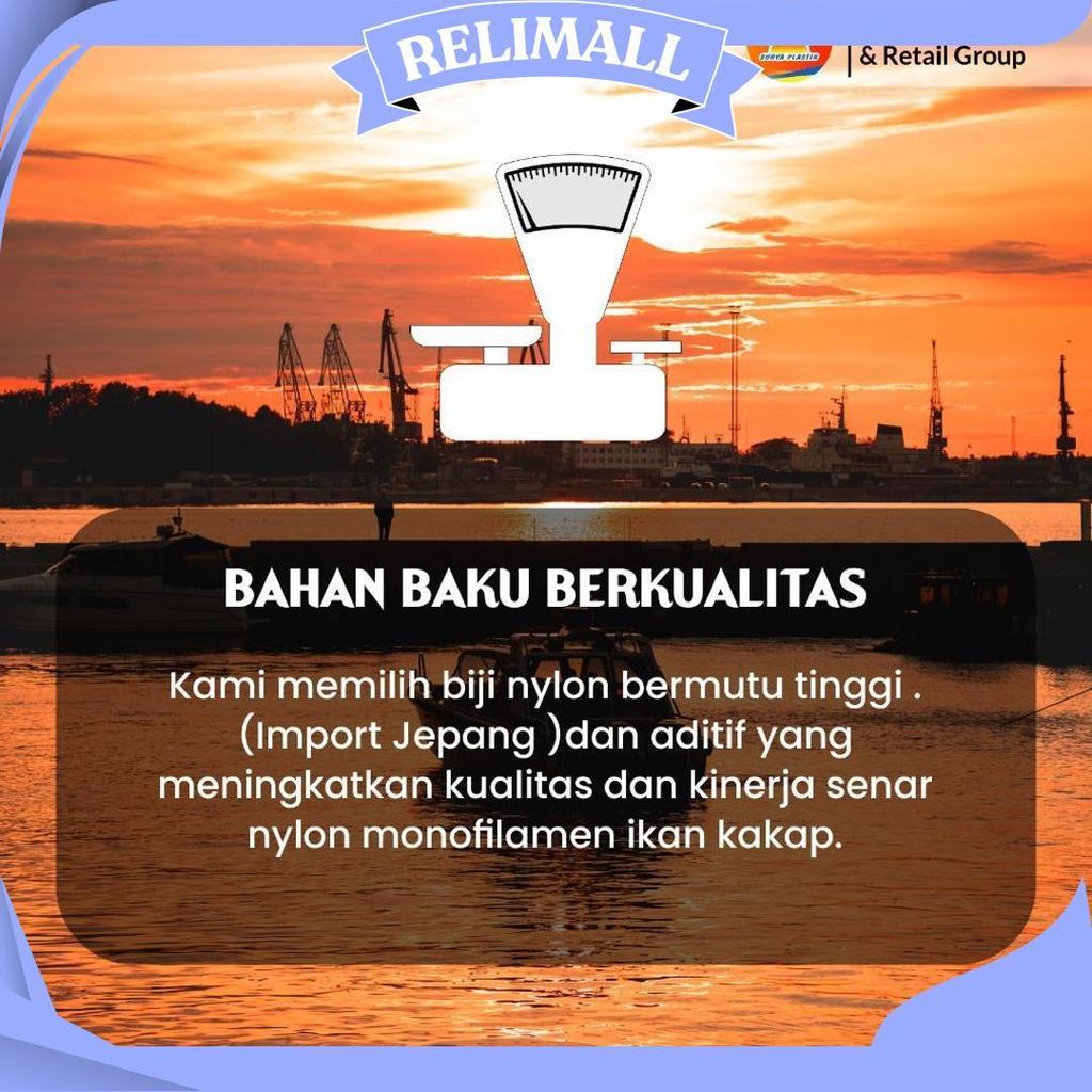 Senar Cap Ikan Kakap  Ukuran 5000 (140)  Per Roll /Tali Senar Pancing / Senar Layangan Cod