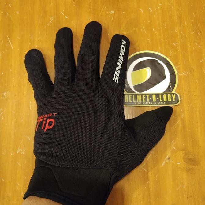Thebest Sarung Tangan Motor Komine GK168 GK 168 Alesia Black Gloves Original Thebest