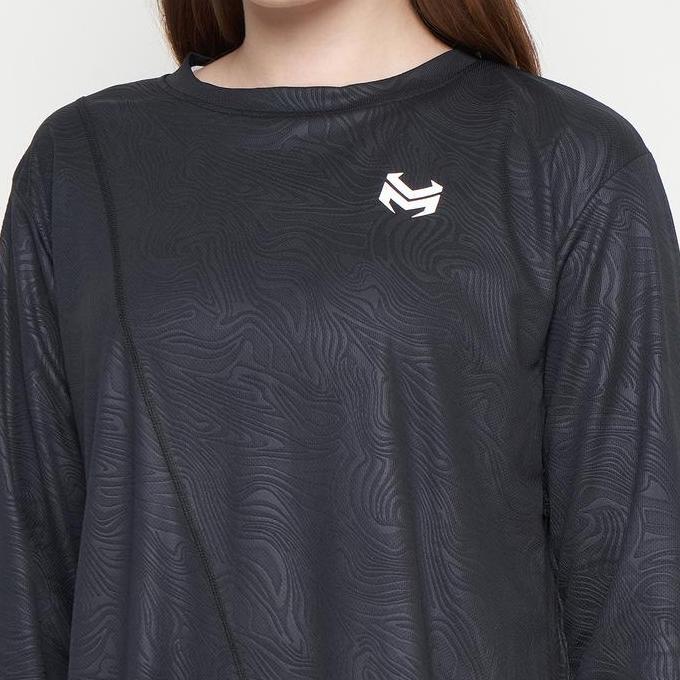 DA84 }} Baju Olahraga Wanita Lengan Panjang Hijab Sport Running Run17