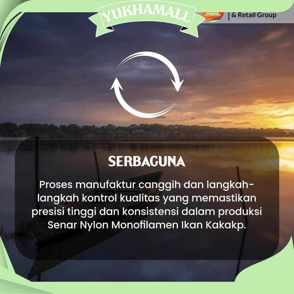 Senar Cap Ikan Kakap  Ukuran 400 (25)  Per Roll /Tali Senar Pancing / Senar Layangan Ori