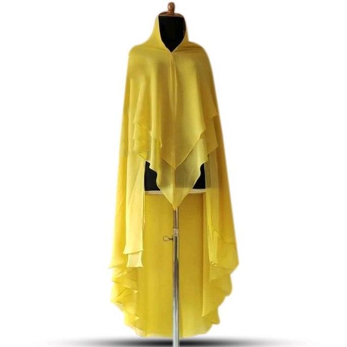 DF219>> Khimar Syari Ceruti Jilbab 2 Layer Jumbo Sahla