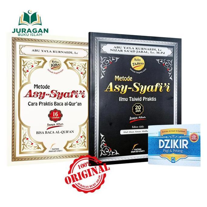 Paket Metode Asy-Syafii IQRA & TAJWID Bonus Dzikir Pagi Souvenir - PIS