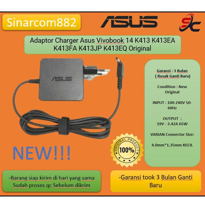 Adaptor Charger Asus Vivobook 14 K413 K413EA K413FA K413JP K413EQ Original Aksesoris deskop dan lapt