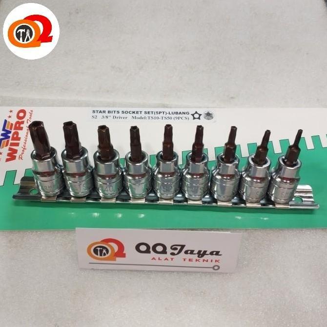 Kunci sok bintang 5 set - star bits socket set