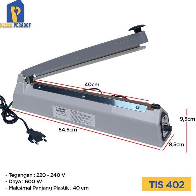 Impulse Sealer 40cm Sealer Makanan Alat Press Plastik Mesin Vacuum