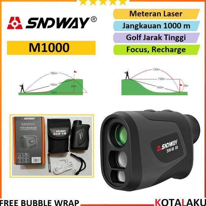 VEGAPUNK- Meteran Laser Digital Rangefinder Distance Meter Sndway SW M1000 1000m