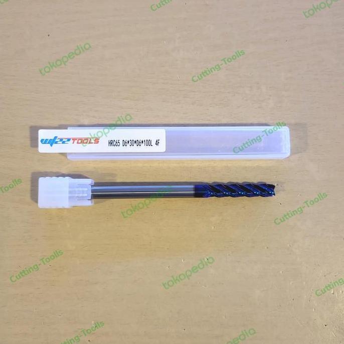 KAHONO ENDMILL CARBIDE 6X100L HRC65 ENDMILL 6MILI ENDMILL LONG 6MM HRC65