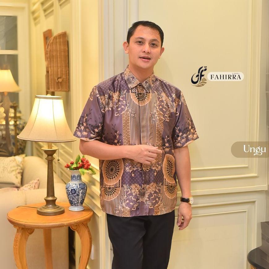 Baju Gamis Couple Kemeja ARUMI Bahan Silk Premium Untuk Pesta Kondangan ukuran Jum