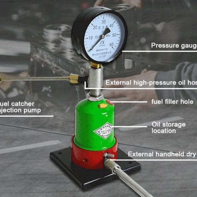 MI-GUSTASTU Injector Nozzle Pressure Tester Mobil Calibrator Alat tester Injektor injeksi  Mobil