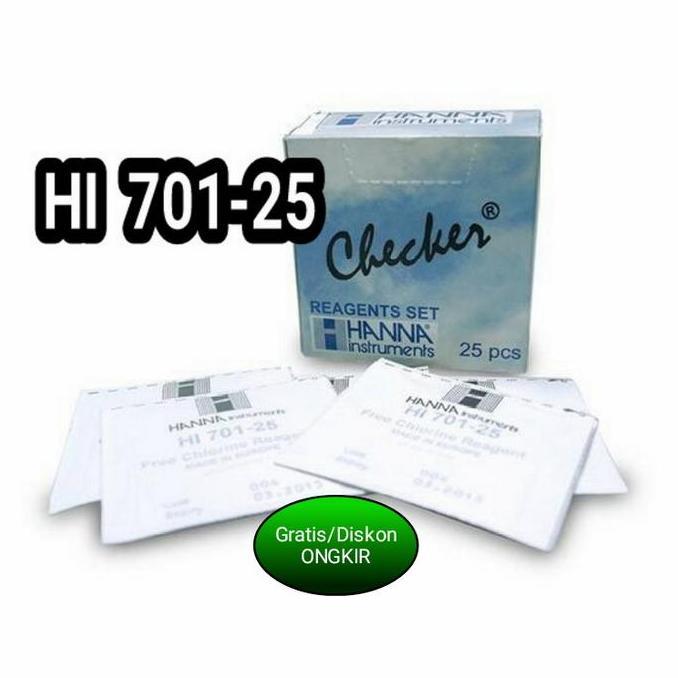 JAIDEE- Hanna HI-701-25 Reagents for HI-701 Free Chlorine Pocket Checker