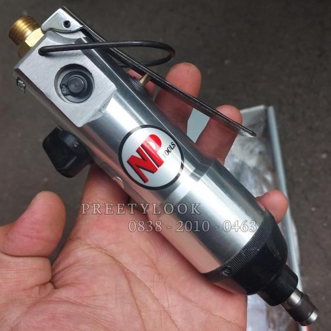 KAHONO Mesin Bor Obeng Angin Mini 1/4 Inch Air Impact Screw Driver