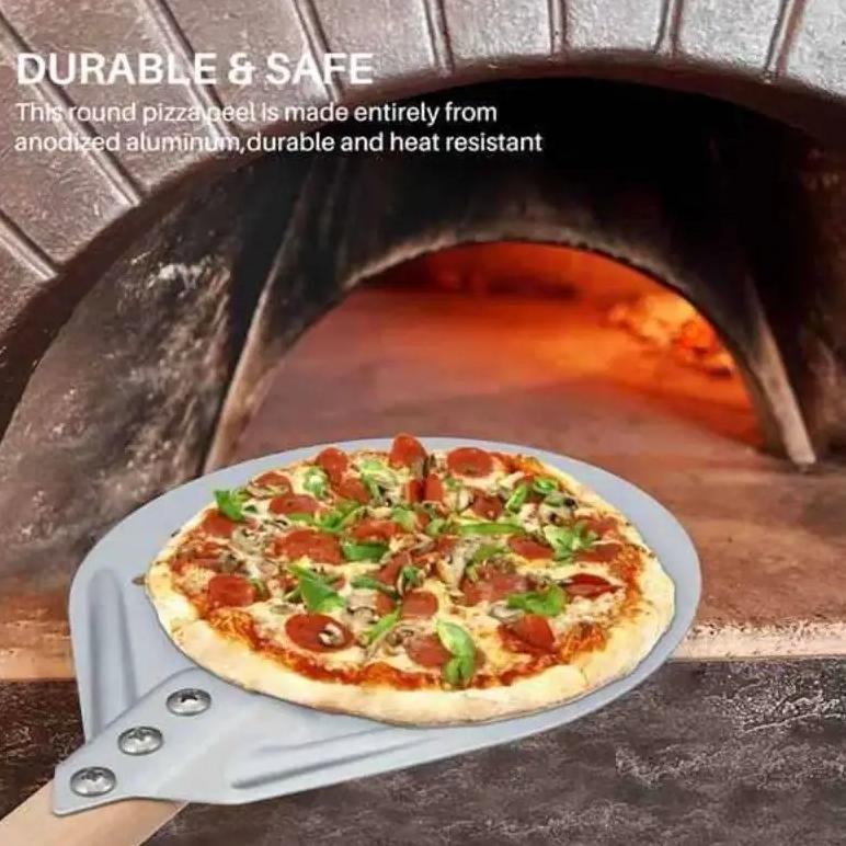 Stainless Pizza Shovel Pizza Shovel  Gagang Panjang Sekop Pizza Panjang peralatan dapur