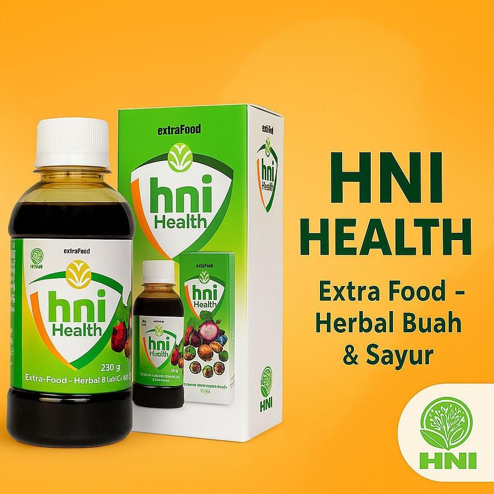 HNI Health Original | Extra Food | Suplemen kesehatan| Penambah Nafsu Makan Anak | Madu HNI