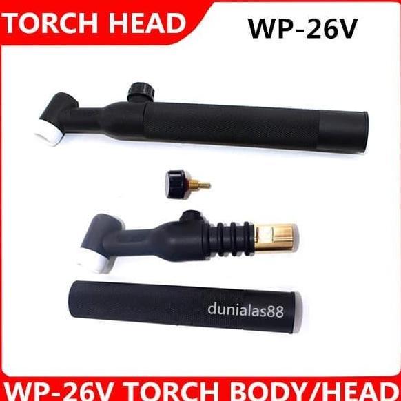 KAHONO Torch Body/Torch Head WP-26V Untuk WP-26 TIG Welding Torch