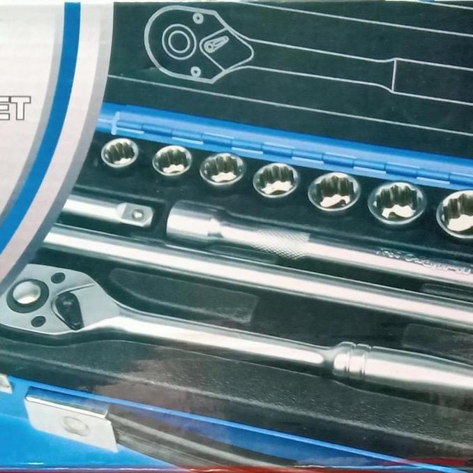 kunci sok set multipro 3/8" 19pcs