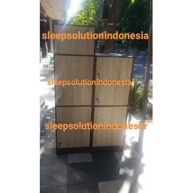 Lemari serbaguna 4 pintu 5 pintu / Loker Kayu / Locker Kayu kunci