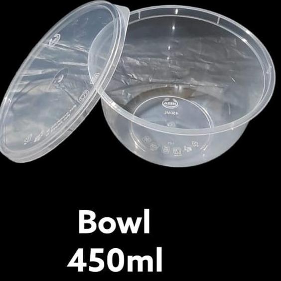 thinwall 450 ml bowl 25 pcs / thinwall bulat 450 ml