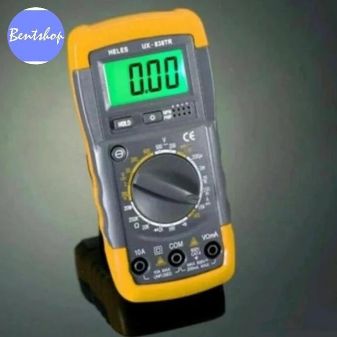 Multitester Multimeter Digital Heles Ux-838Tr Ux 838 Tr Ux 883 Original