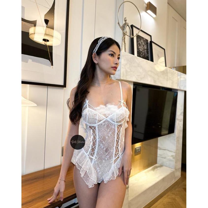 Blossom Sleepwear Bodysuit [ Girlsheaven_Id ]