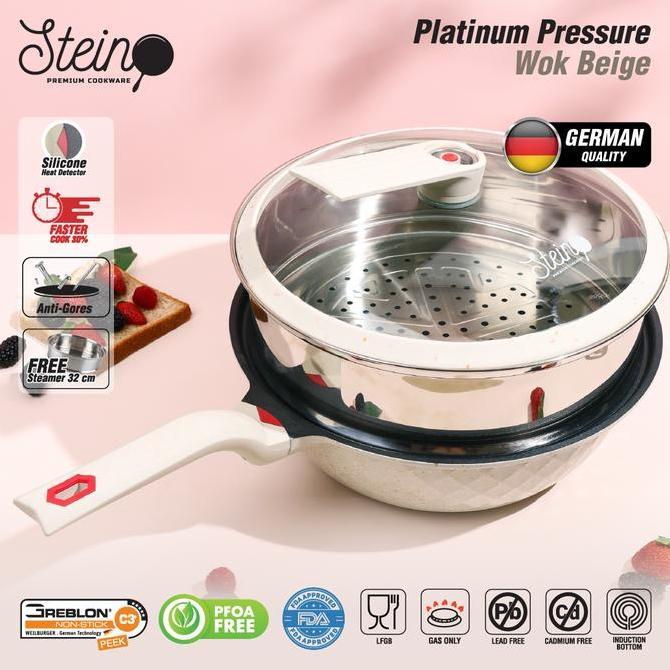 STEIN WOK PLATINUM PRESSURE COOKER EJ