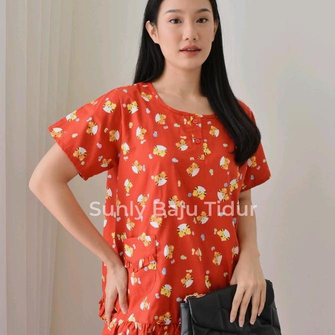 Sunly Baju Tidur Celana Panjang Uk. 22 Piyama Panjang Wanita