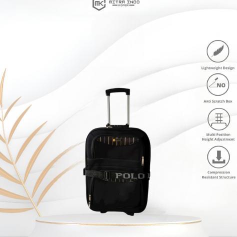 Polo Ben Size 20 Inch Koper Kain Kanvas Original Kabin & Bagasi Premium