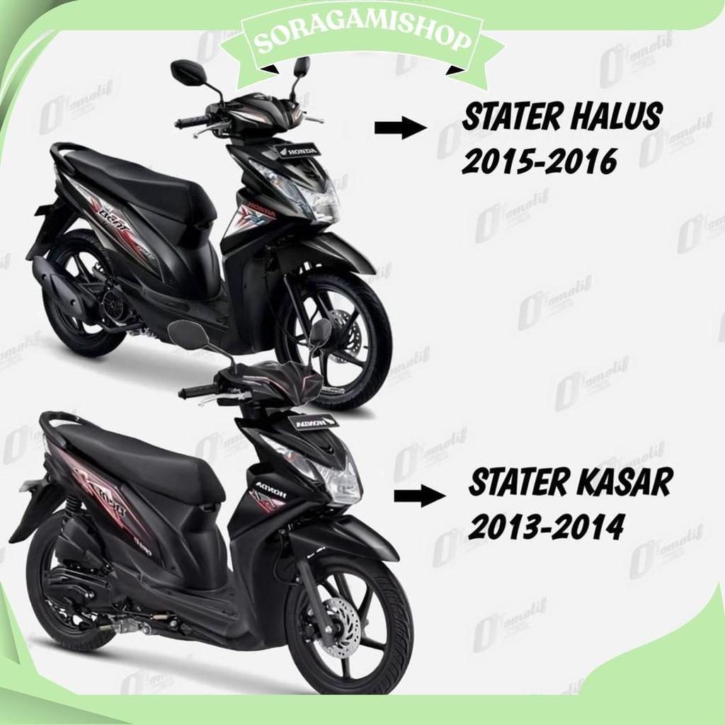 Batok Depan Beat Fi 2015-2016 Stater Halus Warna Hitam / Batok Beat Fi 2015 Promo