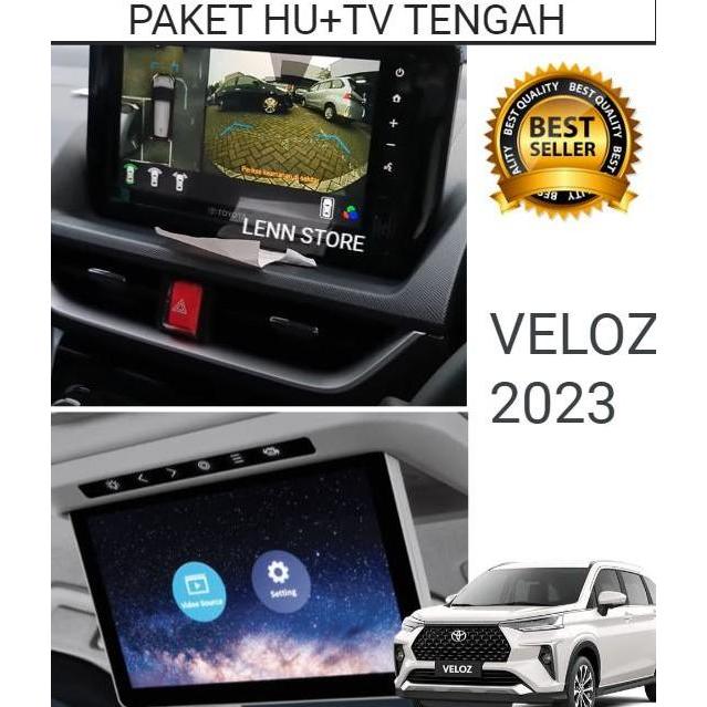 Paket Screen Guard Pelindung Layar HU + TV Tengah Toyota Veloz 2023 murah