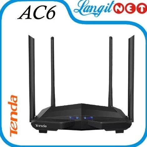 TENDA AC6 SMART DUAL-BAND WIFI ROUTER (AC1200) Router Wifi