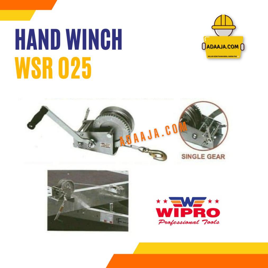Hand Winch Katrol Manual Wipro WSR 025 200 KG Katrol