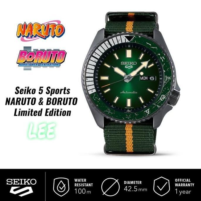 Seiko 5 Sports SRPF73K1 Naruto & Boruto "Rock Lee" Limited Edition