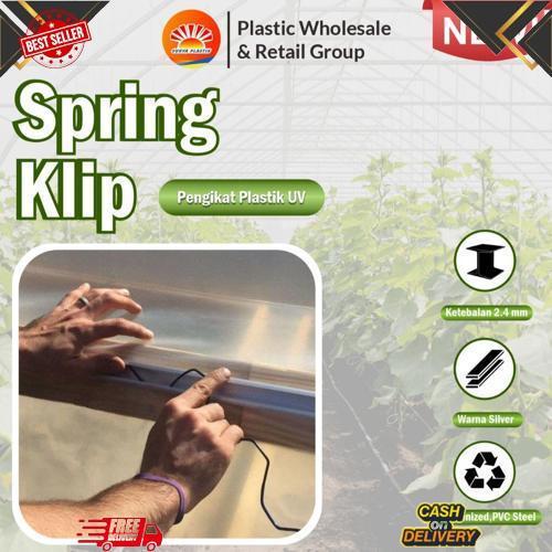 New Penjepit Plastik UV / Spring Klip Alat Pasang Plastik UV