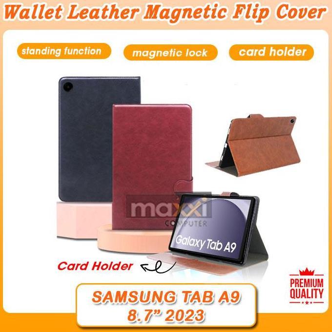 DT102 >> Samsung Tab A9 8.7 Wifi LTE Tablet 2023 Flipcase Case Sarung Kesing