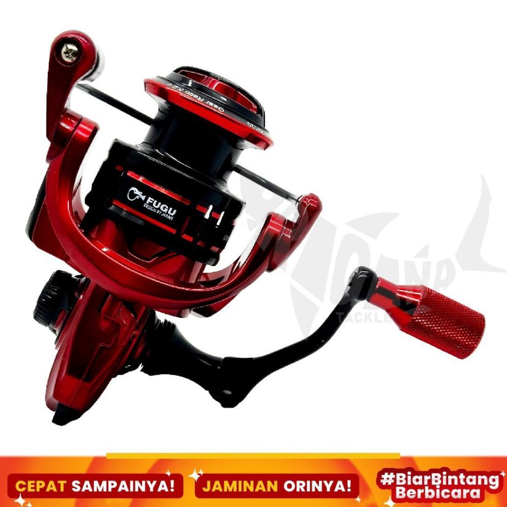 [VIRAL ORI] Reel Power Handle Fugu Chikaru Pancing Spinning Alumunium 500 800 1000 2000 3000 Katrol